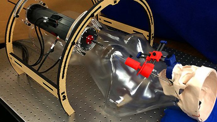 MRI-compatible pneumatically powered robot for epilepsy brain surgery Vanderbilt University
